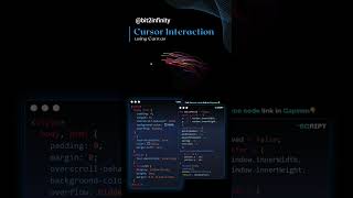 cursor intraction #javascript #programmingisfun #css #bit2infinity