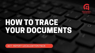 ACT: Report Localization Pack - Enhanced Document Traceability