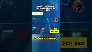 Concert Fans Scammed by Fake QR Codes #shorts