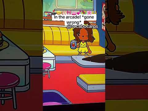 In the arcade *gone wrong* did u like this video? | Toca boca rps | #tocaboca #viral #cute