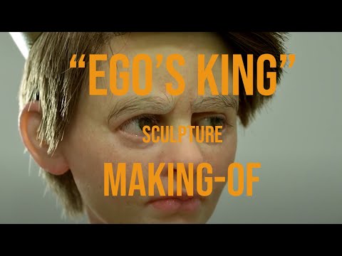 Process of making the sculpture "Ego's King"