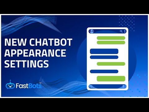 New Chatbot Appearance Settings