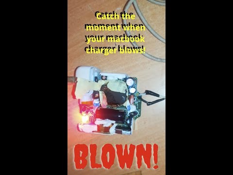 MacBook charger blow up! #Shorts