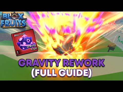 Gravity Fruit FULL Upgrade Showcase! (Blox Fruits Gravity Rework)