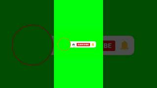 Subscribe Button Animation Green Screen | Chroma Key #subscribe#button #animation#green #chromakey