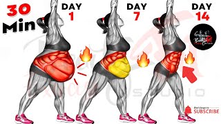 30 Min Standing Exercises to Get a FLAT STOMACH Faster 🔥Get Flat Abs 🔥 Killer Home Workout