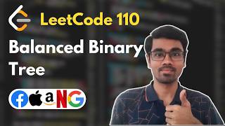 Balanced Binary Tree | LeetCode 110 | Recursion | codeTips