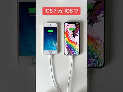 🎂10 Years: iOs 7 vs. iOS 17 Sound Comparison #iphone #ios
