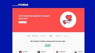 How to design Insurance Company website in Figma - Time lapse.
