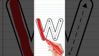 How to Write Capital Letter W | Alphabet Writing for Kids | Learn ABC with Fun!