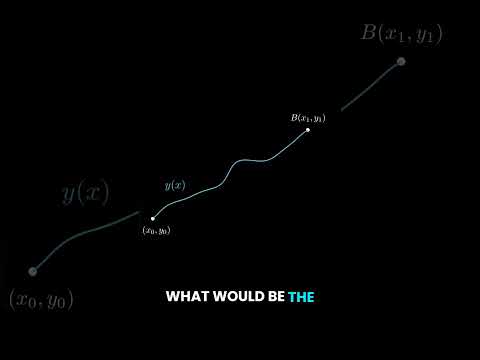 Why is the shortest path a line?