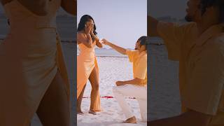 PROPOSING TO MY GIRLFRIEND IN MALDIVES 🥹💍 #quiandken #shorts