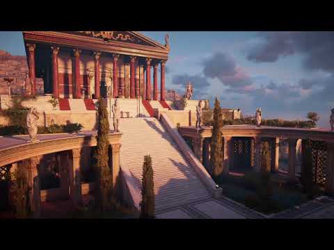 Ancient Roman Ambience Cyrene - ASMR Sounds Sleep Relaxation Nature - Assassin's Creed® Origins