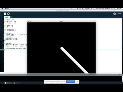 Bouncy Ball with Processing! (Processing #1)