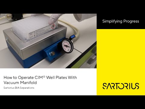 How to Operate CIM Well Plates With Vacuum Manifold