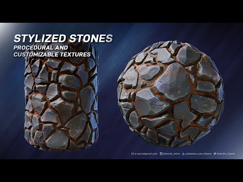 Stylized Stones and Customizable - Procedural Texture