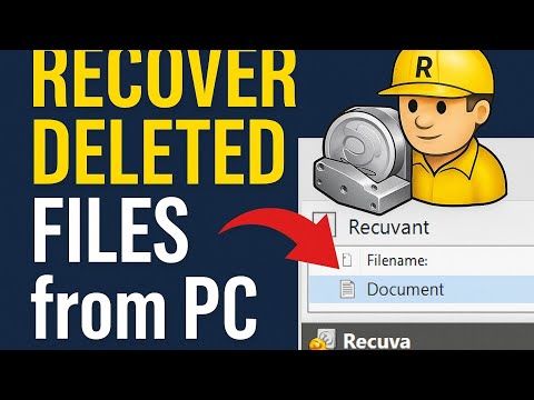 How to Recover Deleted Files from PC | Recuva Tutorial