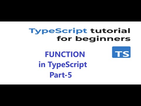 Function in TypeScript II TypeScript Complete Course