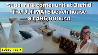 Luxury Oceanfront Condo For Sale Puerto Vallarta | Orchid Corner Unit | Video Tour | $1,499,000usd