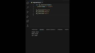 Python Function Arguments #learn #code #learnpython #learning #python #variablesinpython #function