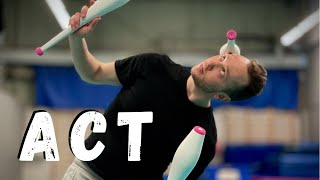My 3 CLUB Juggling Act