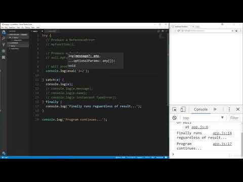 80  Error Handling with Try Catch