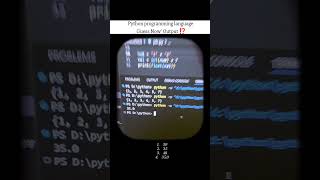 Just another day in the life of a Python coder!#PythonProgramming #CodingLife #shorts  #CodeOutput