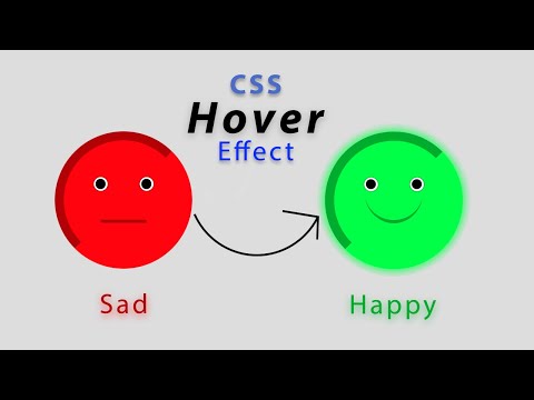 Sad Emoji Smiles When Hovering on it | make an Emoji using html and css | CSS animation
