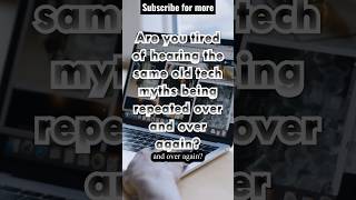 Debunking Common Tech Myths You Should Stop Believing🙌 | Comment which one surprised you the most 👇