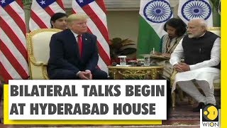 WION exclusive report on Trump's India visit | Bilateral talks begin | Hyderabad House