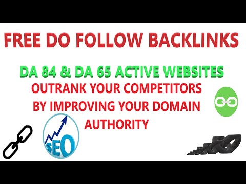 Link Building - Free Dofollow Backlinks 2020 (Off Page SEO)