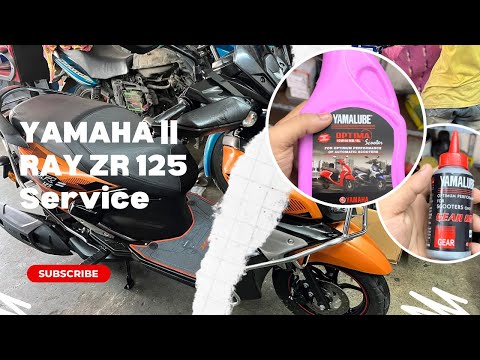 YAMAHA RAY ZR 125 First Service #yamaha #rayzr125 #service