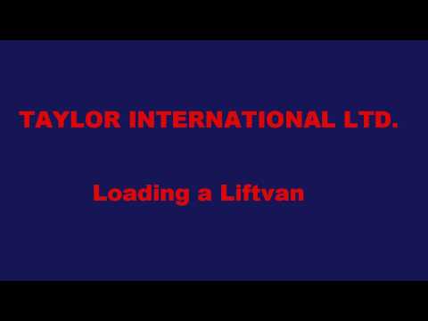 Loading Liftvans - Taylor International