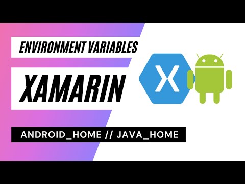 Xamarin: Setup ANDROID_HOME and JAVA_HOME environment variables