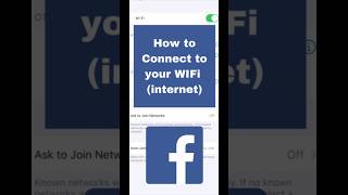 How to connect to your WiFi internet using your iPhone #iphonetips #iphonetutorial #shorts #foryou