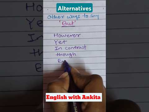 📚Add some alternatives for "But" to your knowledge! #english #conjuction #spokenenglish #fyp #shorts