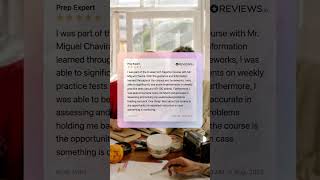 "...I was able to significantly see score improvements on weekly practice tests (around 80-100 point