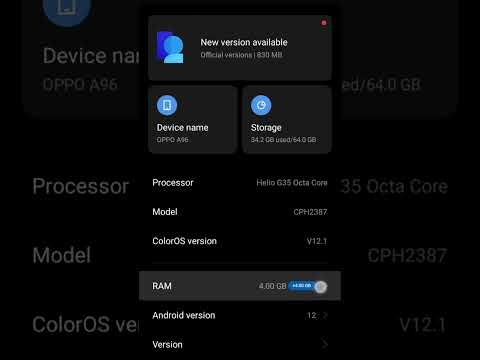 Oppo a57 Ram Expansion