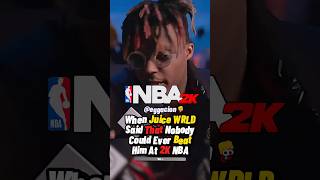 JUICE WRLD SAYS NOBODY CAN BEAT HIM AT NBA 2K…