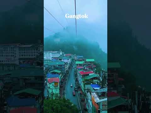 view from Gangtok Ropeway #shorts #sikkim #travel