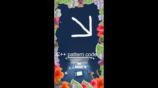 C++ pattern code. Pattern Programs Tutorial: Part 10 - Character patterns