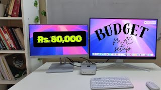 🎬 Budget Mac Mini M4 Setup Under ₹80,000 | Best Apple Setup for Students & Creators (2025)