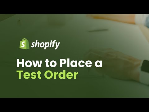 How to Place a Test Order on Shopify (2025) | Live or Development Store