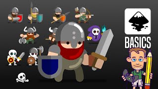 Inkscape Tutorial - Creating Game Characters using simple shapes
