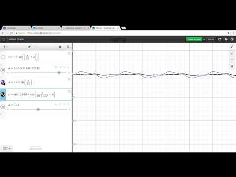 Desmos: Procedural Water Wave 0