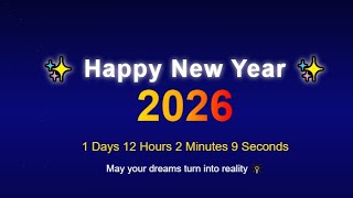 Happy New Year 2026 Project in HTML CSS & JavaScript | ASMR Coding | New Year 2026 Wishing Website