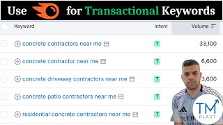 Use SEMRush for Transactional Local SEO Keyword Research