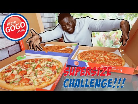 SUPER SIZE PIZZA CHALLENGE| GOGO PIZZA|PIZZA CHALLENGE