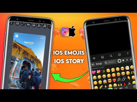 iPhone story on Android Instagram 🤯 | ios emojis & round edge story with timer | ios Instagram