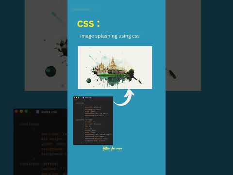 Image Splashing Using CSS | HTML CSS #shorts #trending